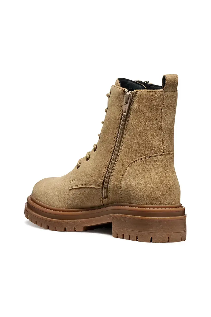 stivaletti alla caviglia in camoscio D IRIDEA donna colore beige D16HRF 00022 C5010 miniatura 4