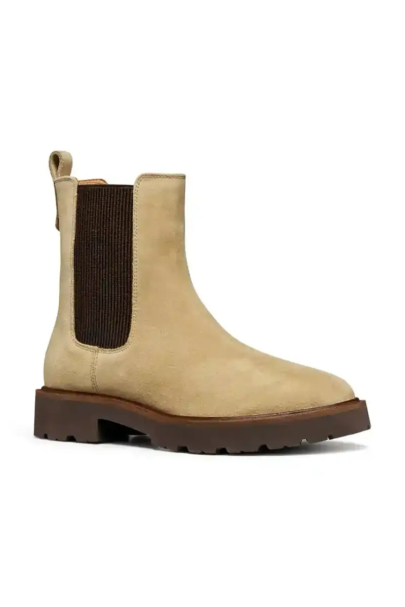 stivaletti alla caviglia in camoscio D NORIZE donna colore beige D564ZD 00022 C5010 miniatura 2