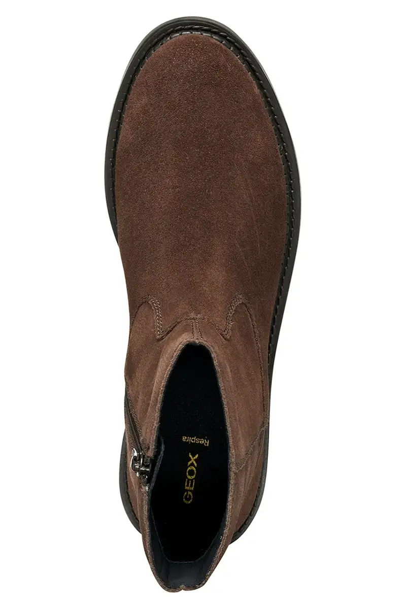 stivaletti alla caviglia in camoscio D SERILDA donna colore marrone D56WYH 00022 C6006 miniatura 5