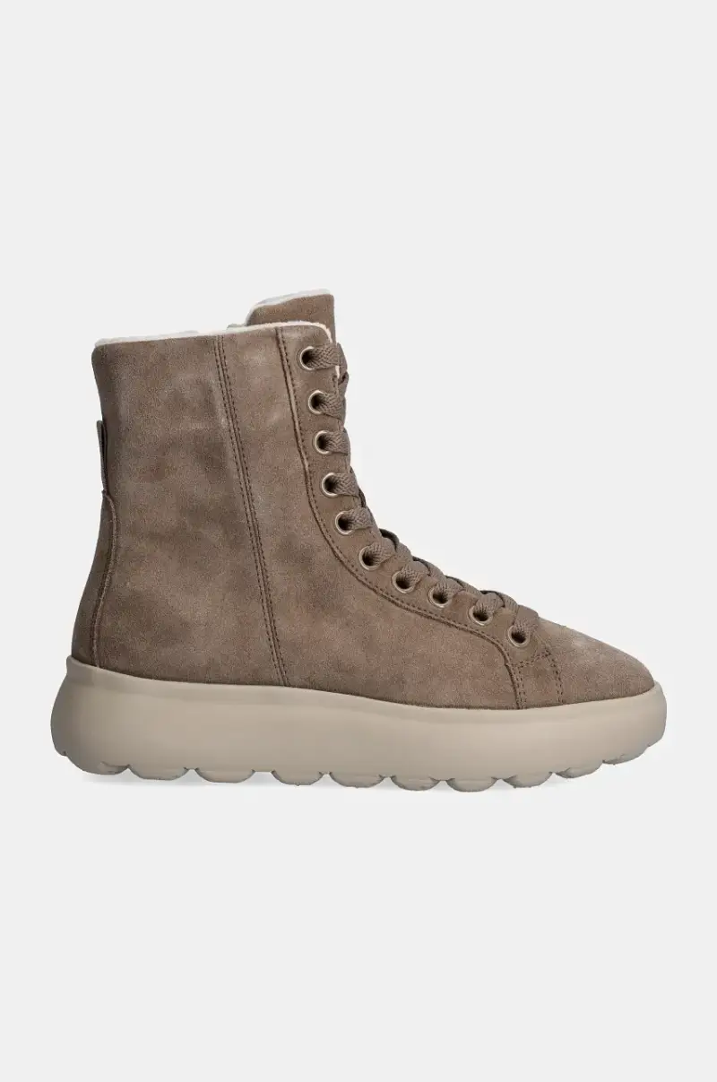 stivaletti alla caviglia in camoscio D SPHERICA EC4.1 donna colore beige D36TCD 00020 C6029 miniatura 2