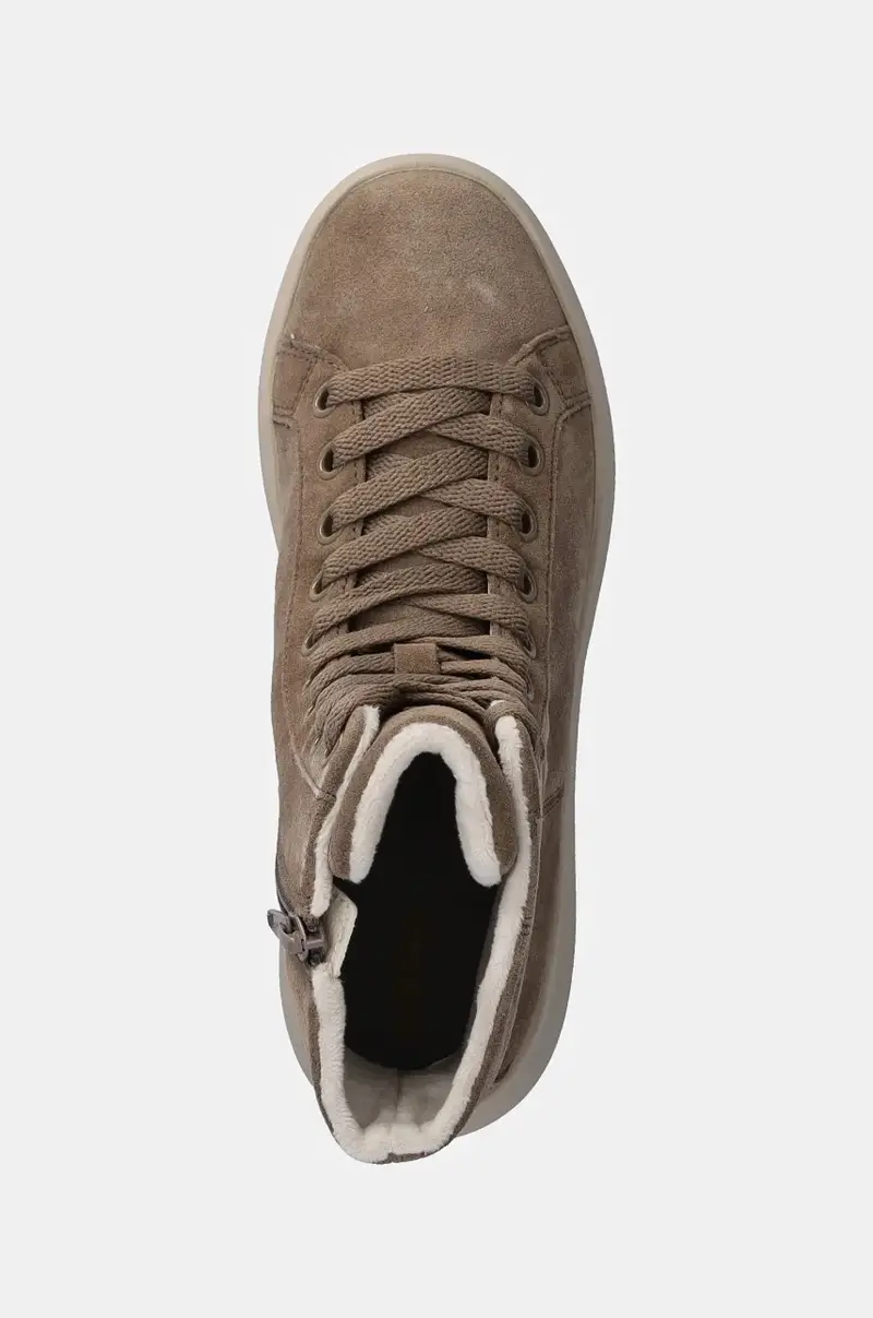 stivaletti alla caviglia in camoscio D SPHERICA EC4.1 donna colore beige D36TCD 00020 C6029 miniatura 4