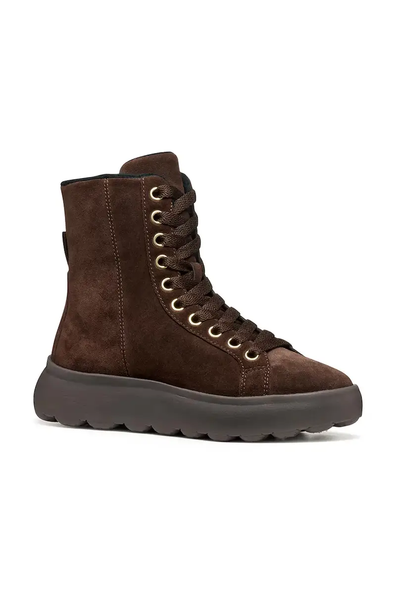 stivaletti alla caviglia in camoscio D SPHERICA EC4.1 donna colore marrone D36TCD 00022 C6006 miniatura 2