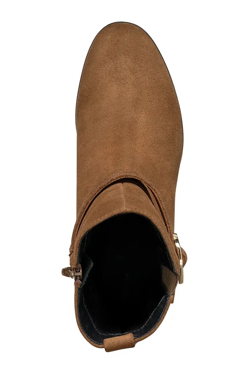 stivaletti alla caviglia in camoscio D WALK PLEASURE 55 donna colore marrone D46XBA 00022 C6372 miniatura 5