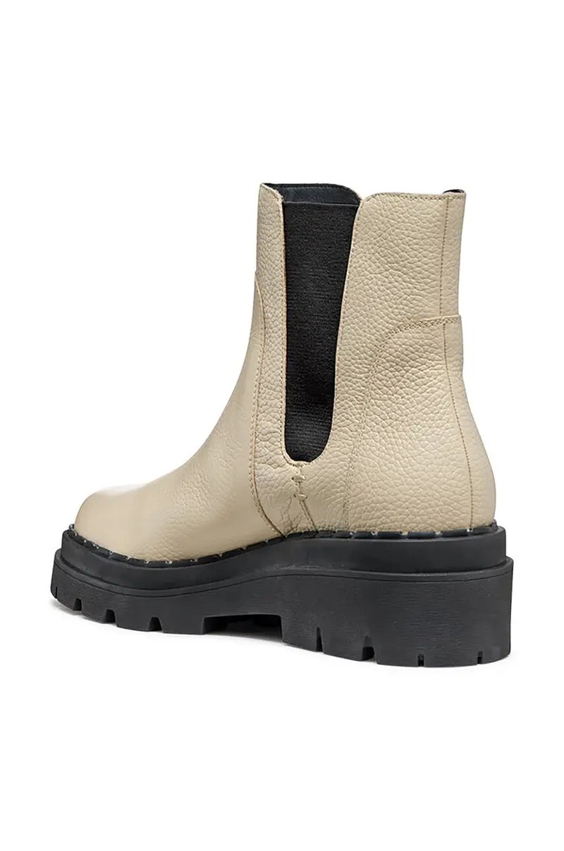 stivaletti alla caviglia in pelle D FELLENY Beige miniatura 4