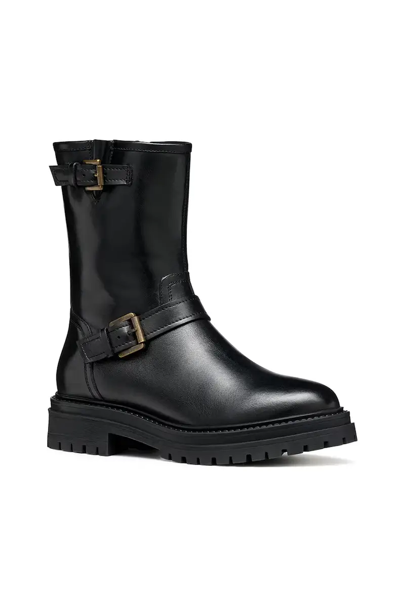 stivaletti alla caviglia in pelle D IRIDEA donna colore nero D56HRD 00043 C9999 miniatura 2