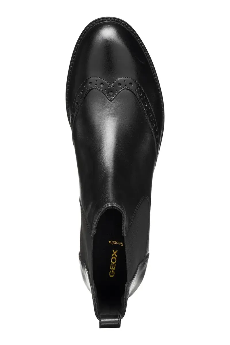 stivaletti alla caviglia in pelle D JAYLON 2 donna colore nero D56QAA 043NH C9999 miniatura 5