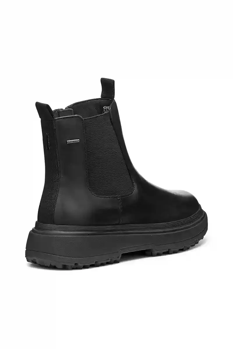 stivaletti alla caviglia in pelle D LAMIDIE + GRIP ABX donna colore nero D46XMD 00043 C9999 miniatura 3