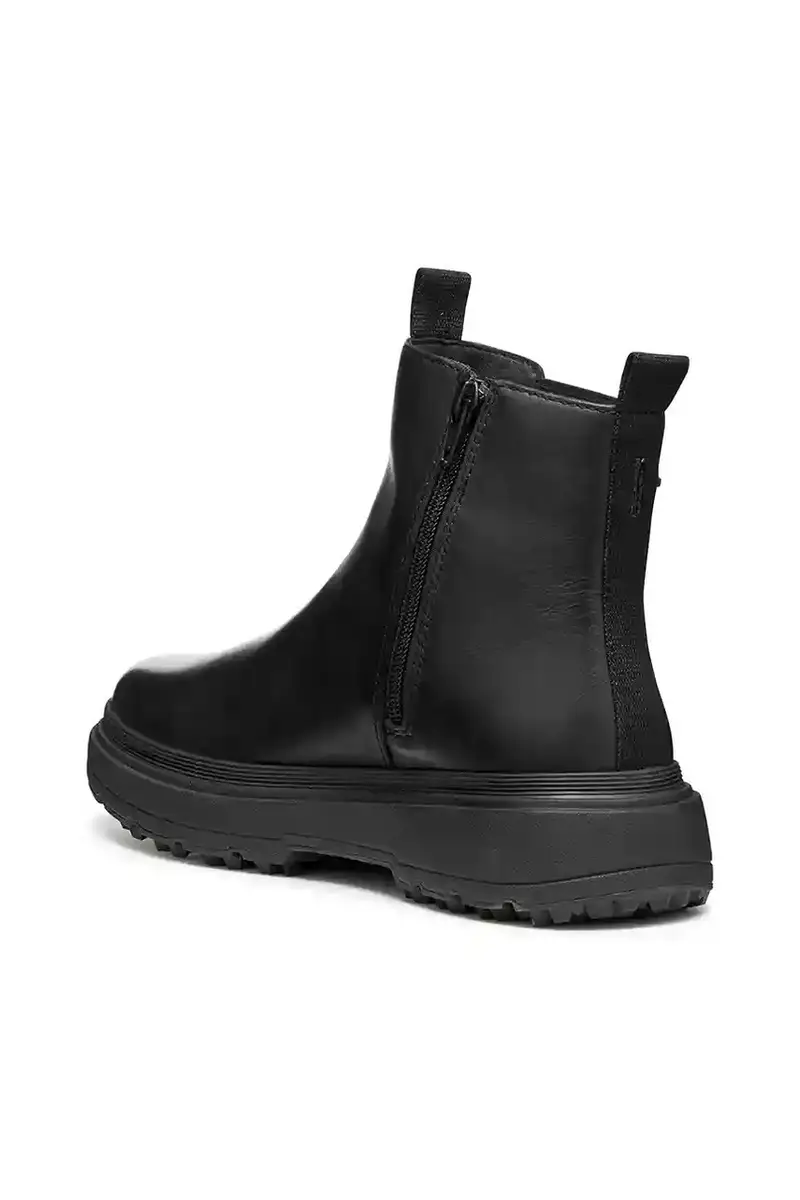 stivaletti alla caviglia in pelle D LAMIDIE + GRIP ABX donna colore nero D46XMD 00043 C9999 miniatura 4