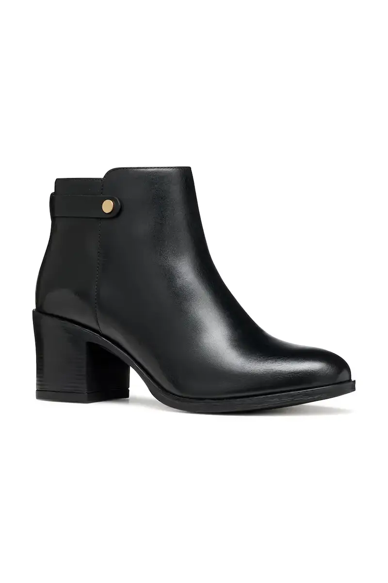 stivaletti alla caviglia in pelle D NEW ASHEEL donna colore nero D56FSA 00043 C9999 miniatura 2