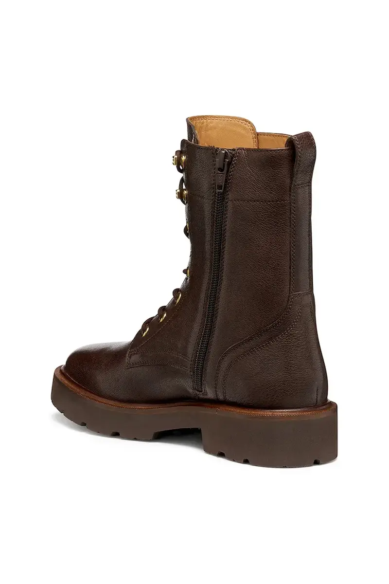 stivaletti alla caviglia in pelle D NORIZE donna colore marrone D564ZC 00081 C6006 miniatura 4