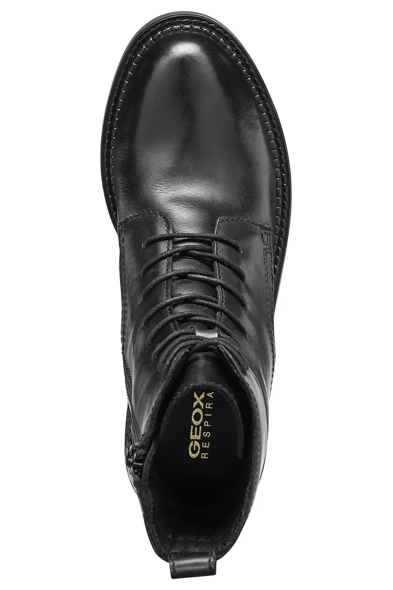 stivaletti alla caviglia in pelle D SERILDA G donna colore nero D46WYG 00043 C9999 miniatura 5