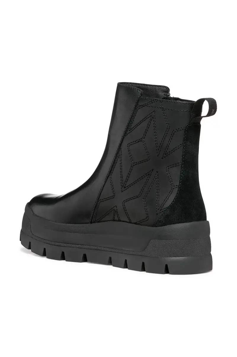 stivaletti alla caviglia in pelle D SPHERICA EC7.1 B A donna colore nero D46WSG 04322 C9999 miniatura 4