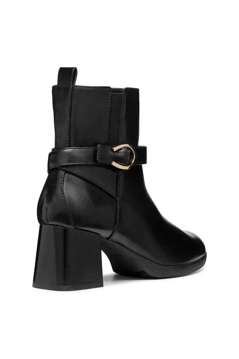 stivaletti alla caviglia in pelle D WALK PLEASURE 55 colore nero D46XBA 00043 C9999 miniatura 3