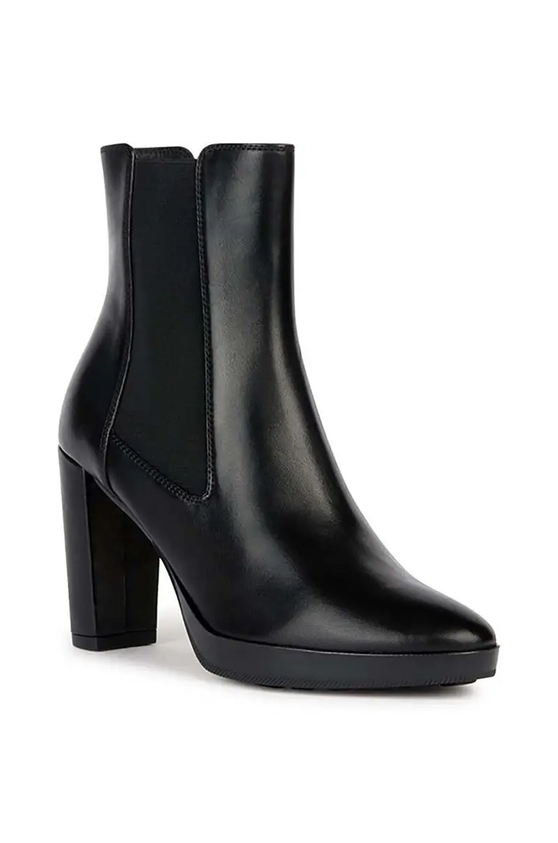 stivaletti alla caviglia in pelle D WALK PLEASURE 85 donna colore nero D35TFC 00043 C9999 miniatura 2