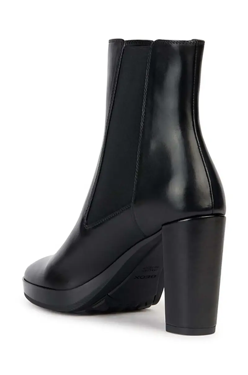 stivaletti alla caviglia in pelle D WALK PLEASURE 85 donna colore nero D35TFC 00043 C9999 miniatura 4