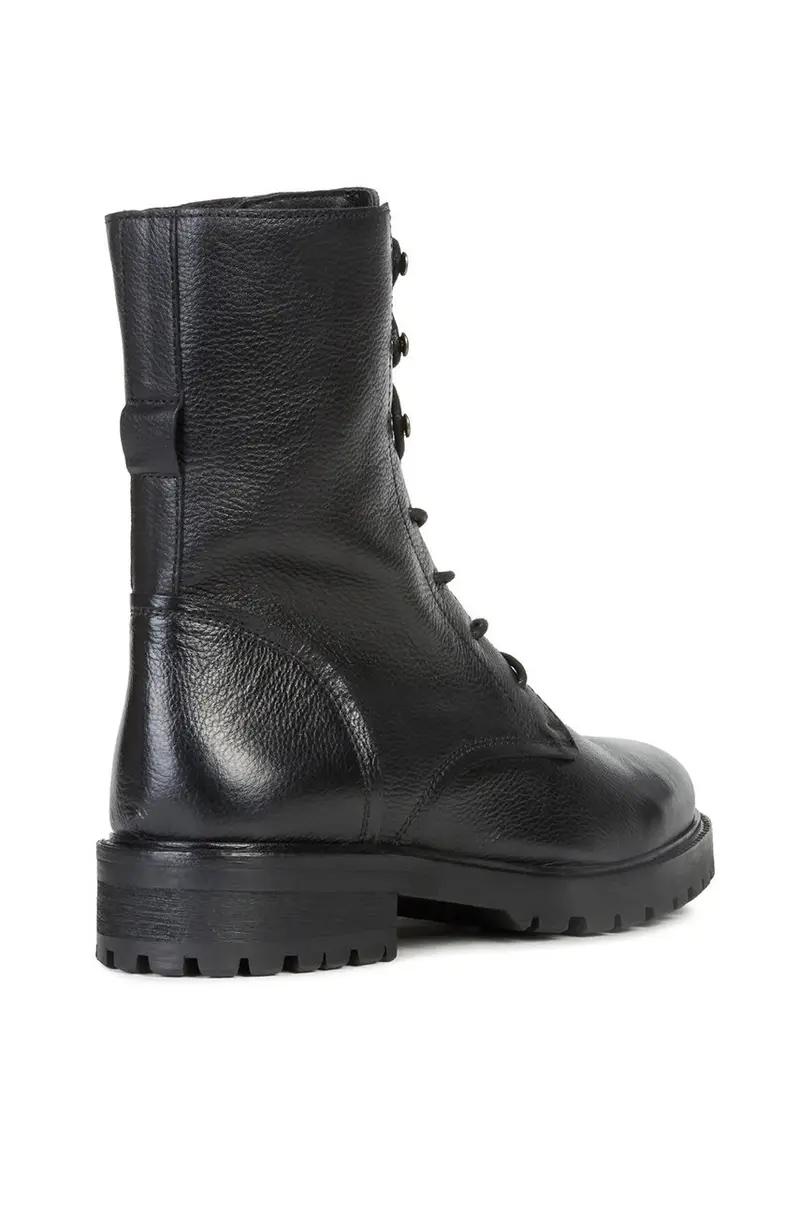 stivaletti alla caviglia in pelle Hoara Nero miniatura 5