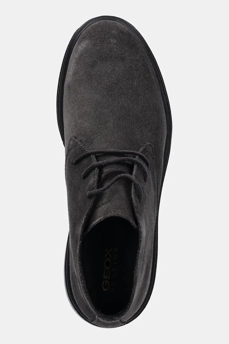 stivaletti brogue in pelle U OTTAVIO B uomo U16DCB 00022 C6372 Grigio miniatura 4