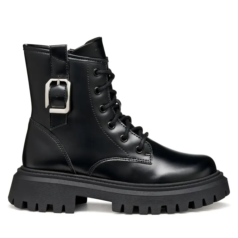 Stivaletti Geox J Maquinnens J56M6C 000CN C9999 S Nero