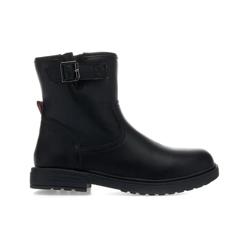 Stivaletti neri con fibbia