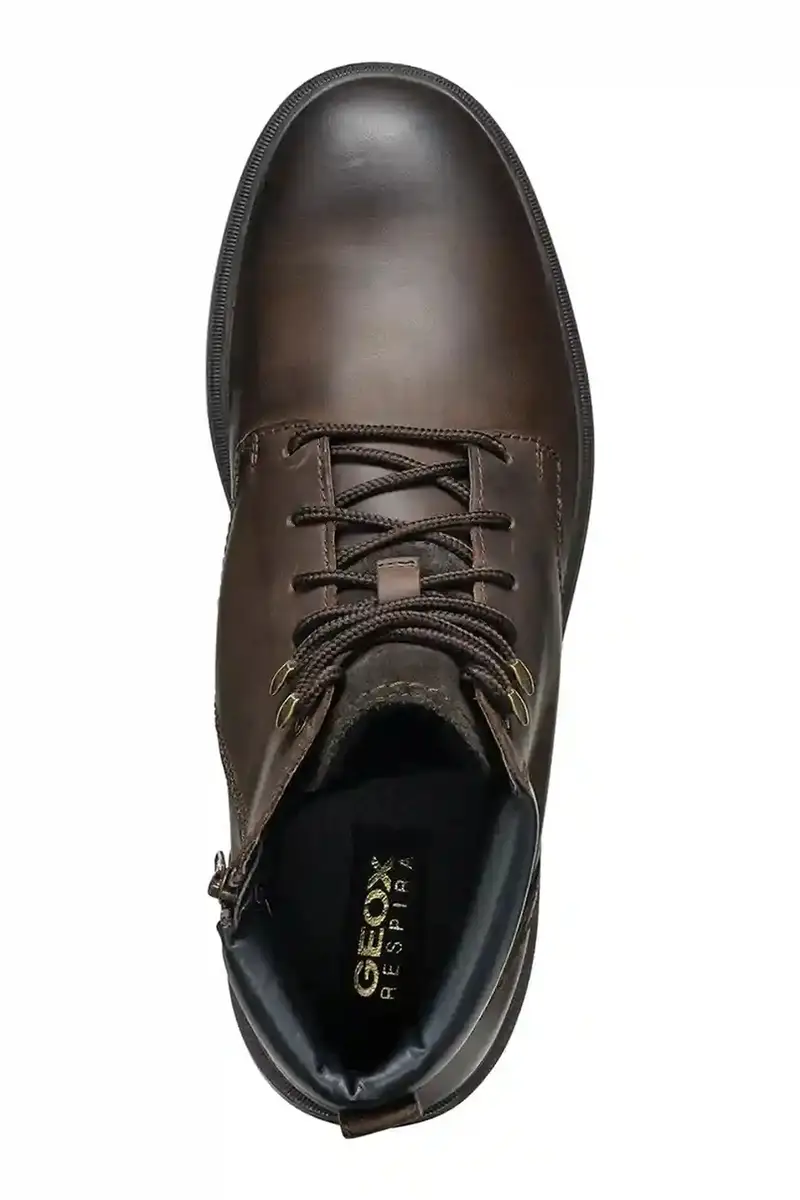 stivali alti in pelle U ANDALO colore marrone U46DDC 000FF C6009 miniatura 5