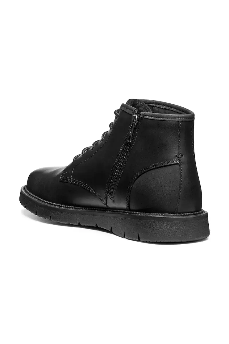 stivali alti in pelle U POVE colore nero U56M7B 000FF C9999 miniatura 4