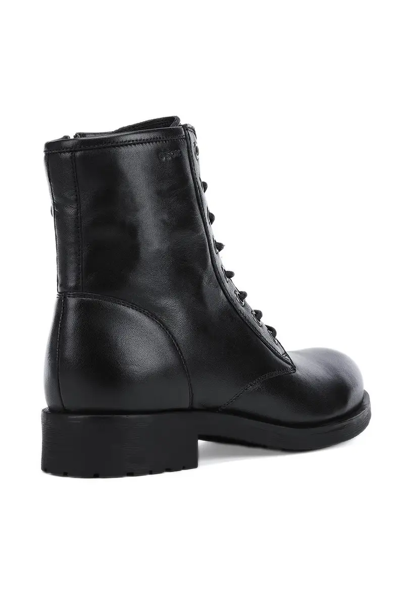 stivali da motociclista in pelle Nero miniatura 5