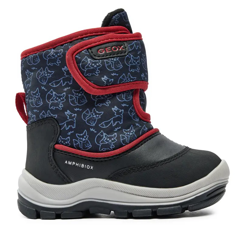 Stivali da neve Geox B Flanfil Boy B Abx B263VE 0BCMN C0048 M Nero