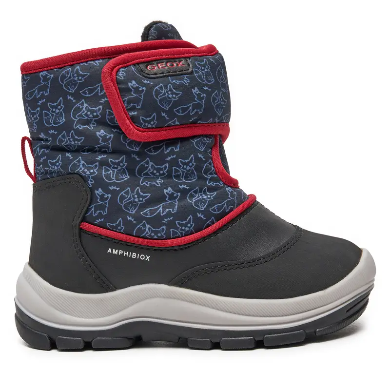 Stivali da neve Geox B Flanfil Boy B Abx B263VE 0BCMN C0048 S Nero