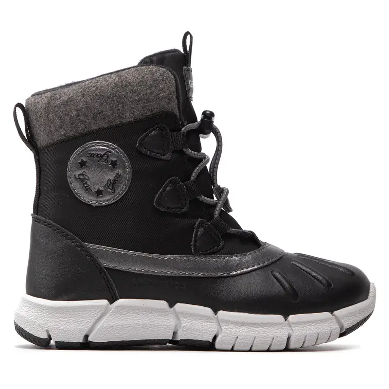 Stivali da neve Geox J Flexyper G.B Abx A J26APA 054FU C9999 S Nero