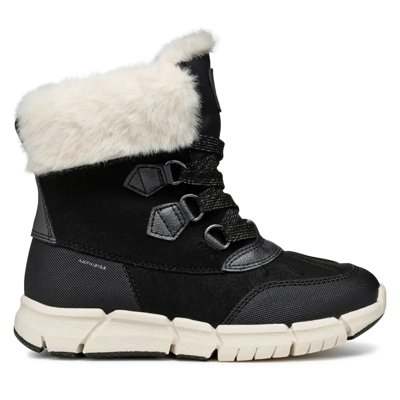 Stivali da neve Geox J Flexyper Girl B Ab J46APA 0AU50 C9B1P M Nero