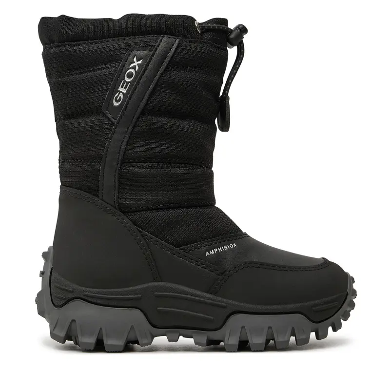 Stivali da neve Geox J Himalaya Boy B Abx J26FRA 0FU54 C9999 M Nero