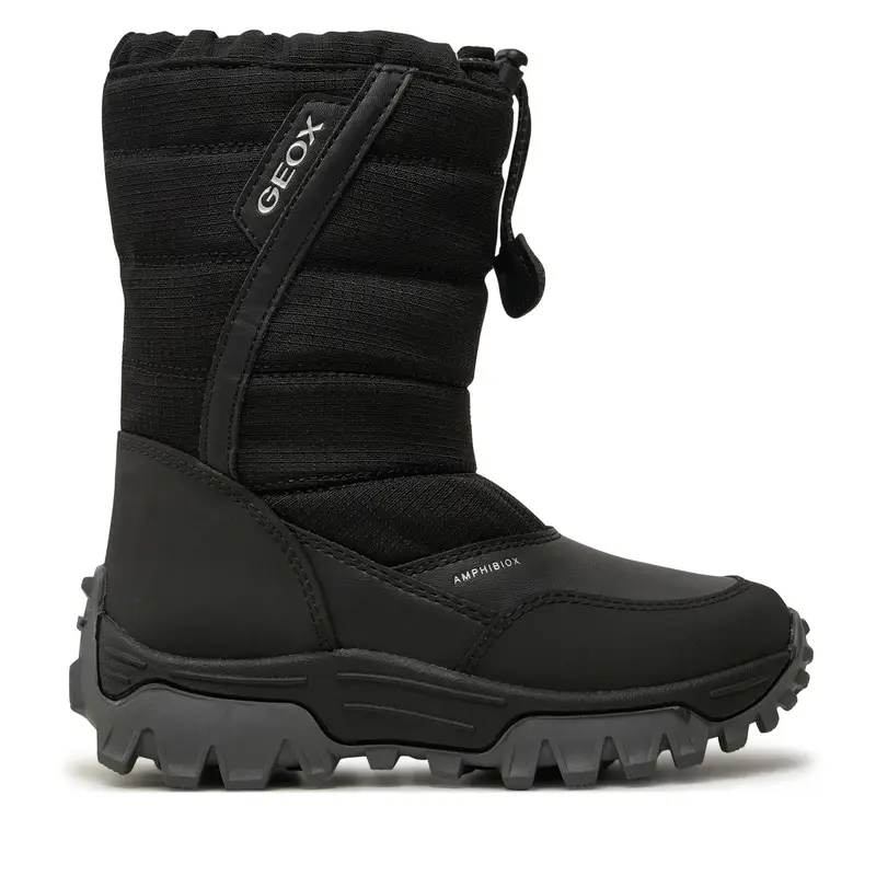 Stivali da neve Geox J Himalaya Boy B Abx J26FRA 0FU54 C9999 S Nero
