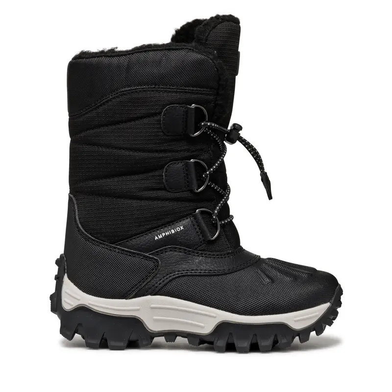 Stivali da neve Geox J Himalaya Boy B Abx J46FRA 0FU50 C9999 D Nero