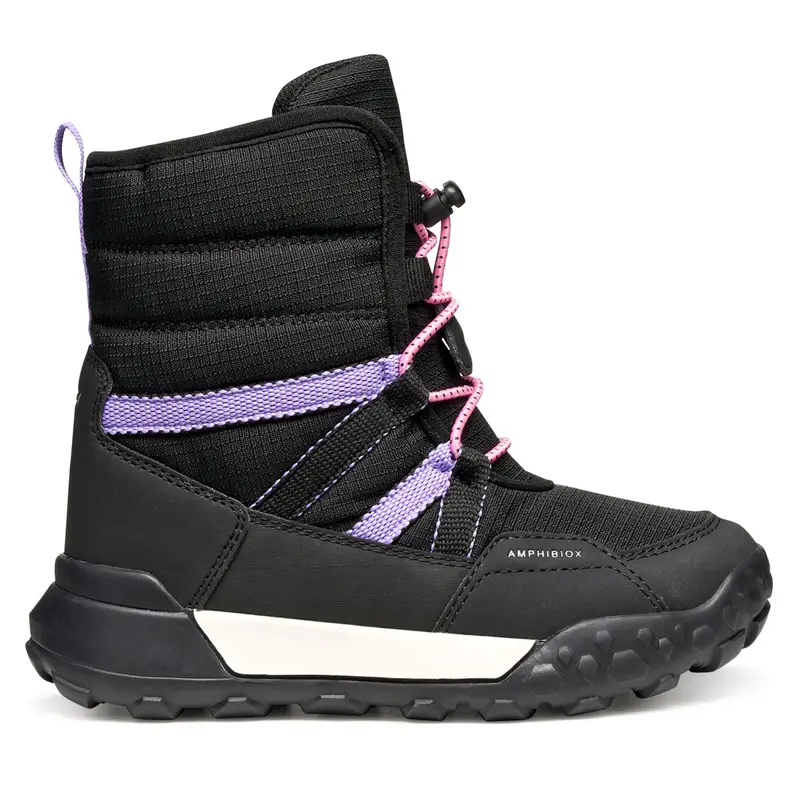 Stivali da neve Geox J Trekkyup B Ab J46M7F 08V50 C9266 D Nero