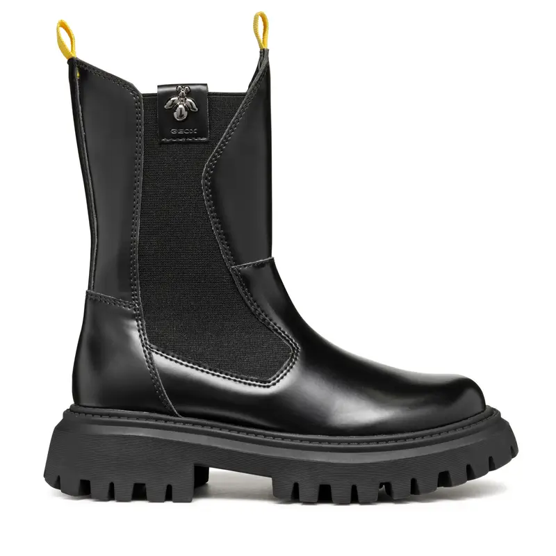 Stivali Geox J Maquinnens Girl J46M6A 0CNNH C9999 S Nero