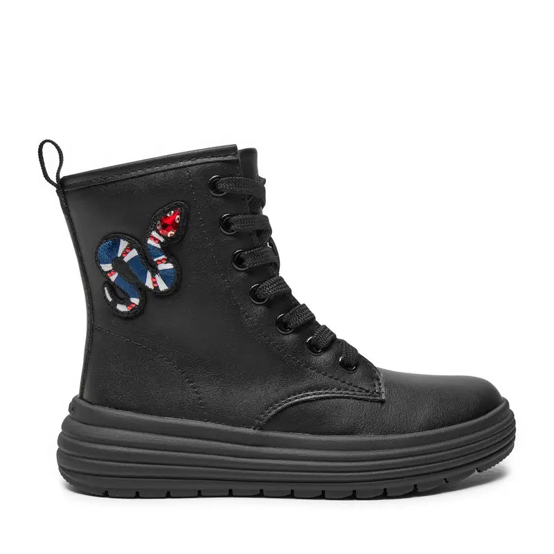 Stivali Geox J Phaolae Girl J46ETD 000BC C9999 M Nero