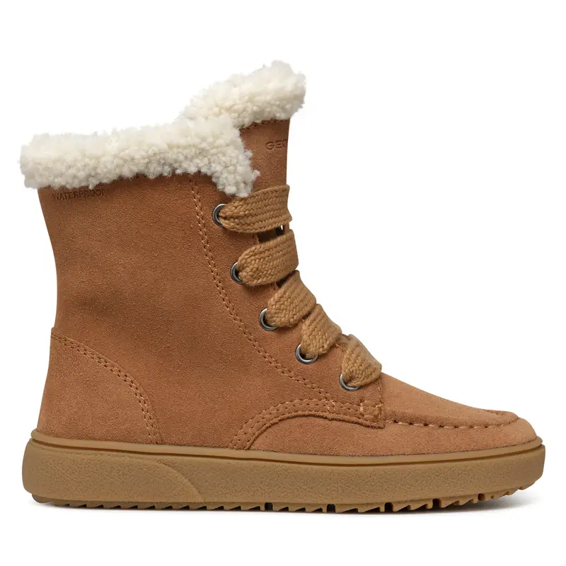 Stivali Geox J Theleven Girl Wpf J46HYC 00022 C6627 D Marrone