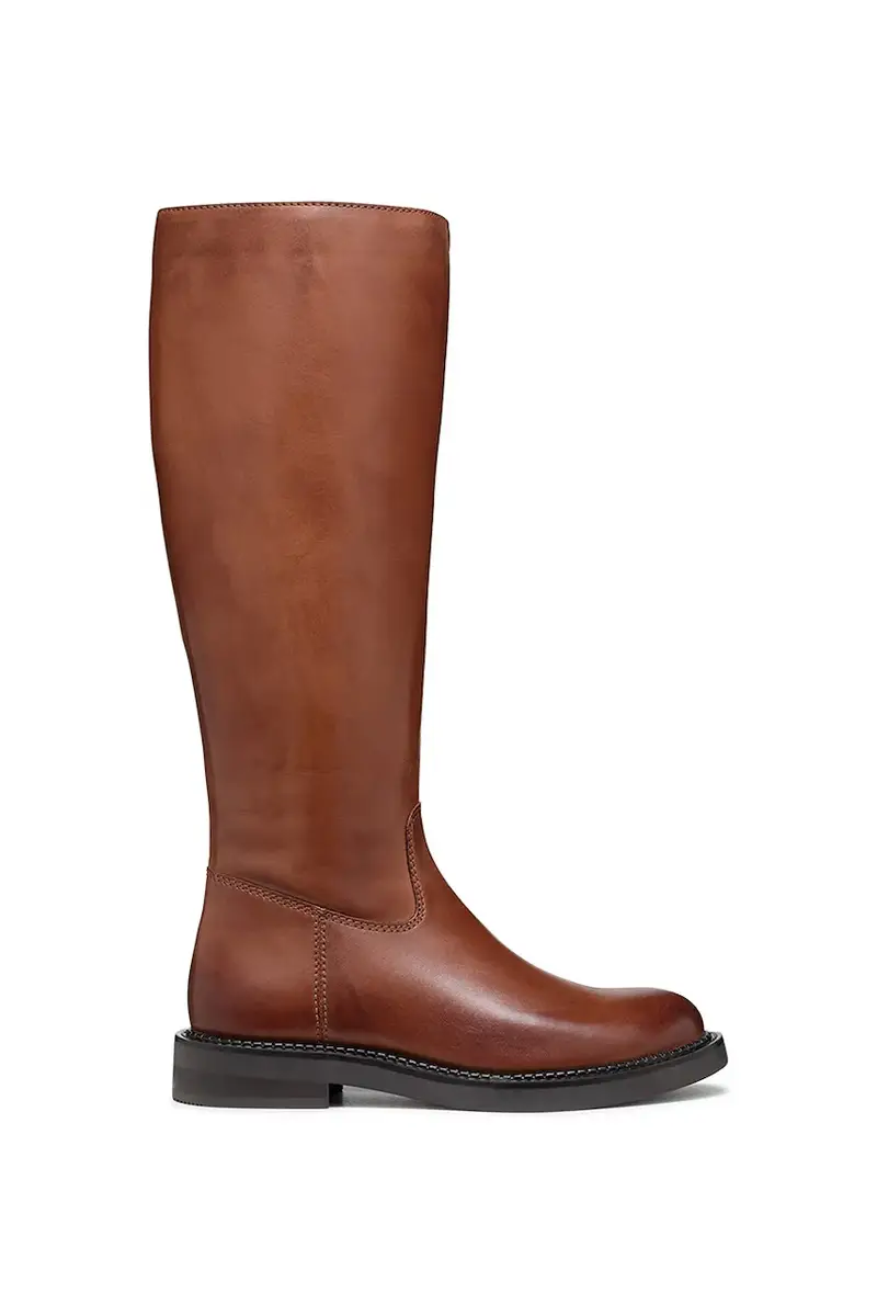 stivali in pelle D SERILDA donna colore marrone D46WYA 00043 C6002