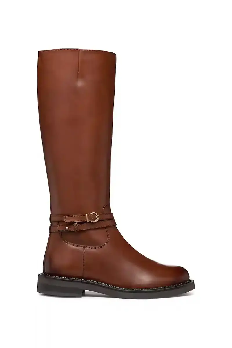 stivali in pelle D SERILDA donna colore marrone D56WYA 00043 C6002