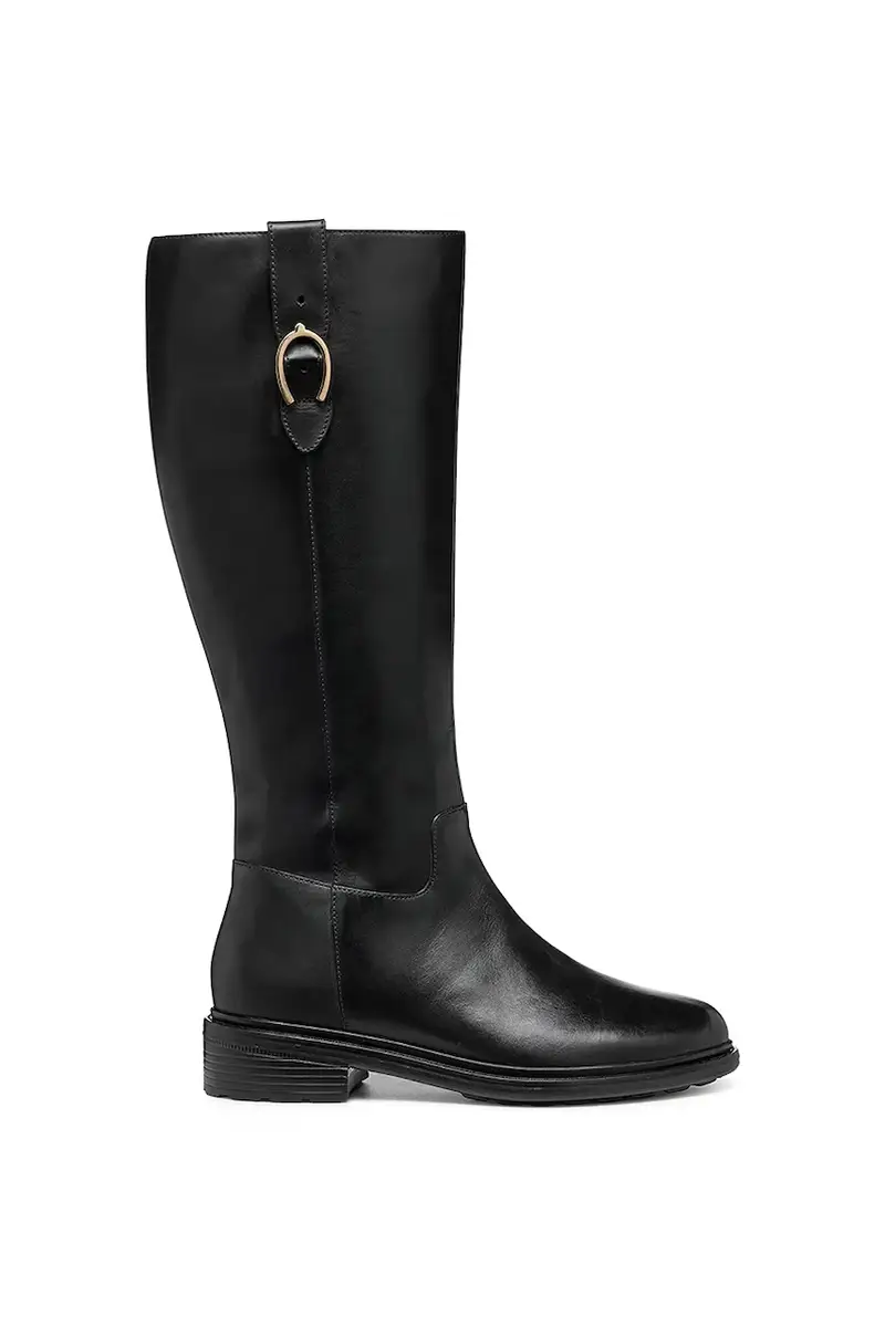 stivali in pelle D WALK PLEASURE donna colore nero D46TGD 00043 C9999