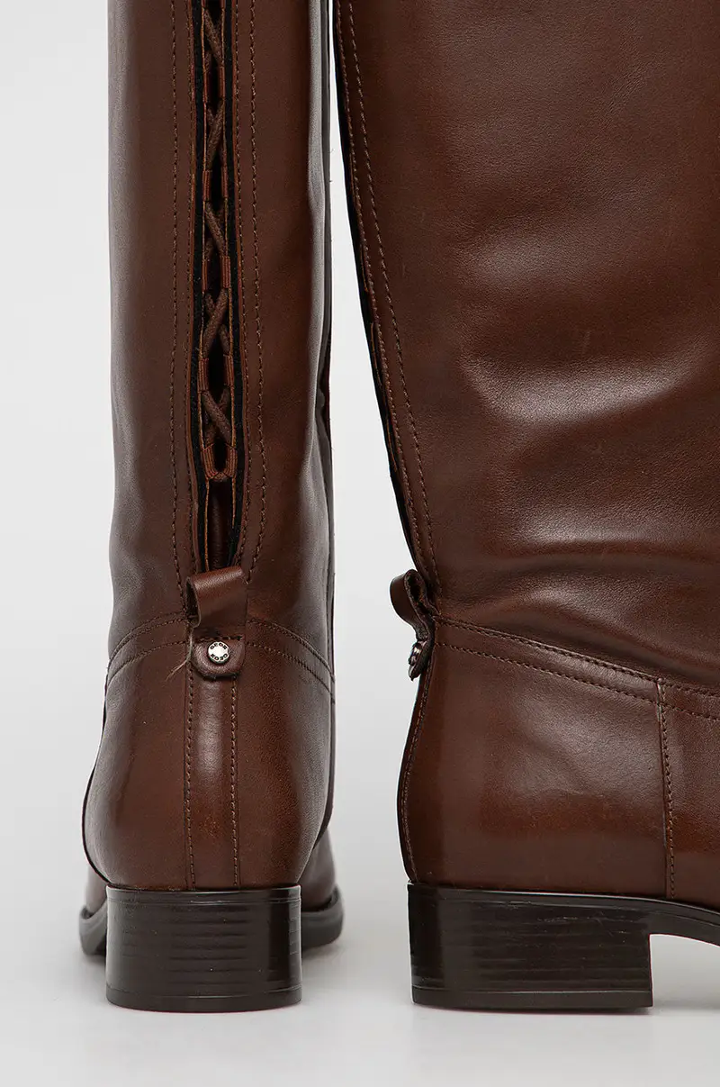 stivali in pelle Marrone miniatura 3