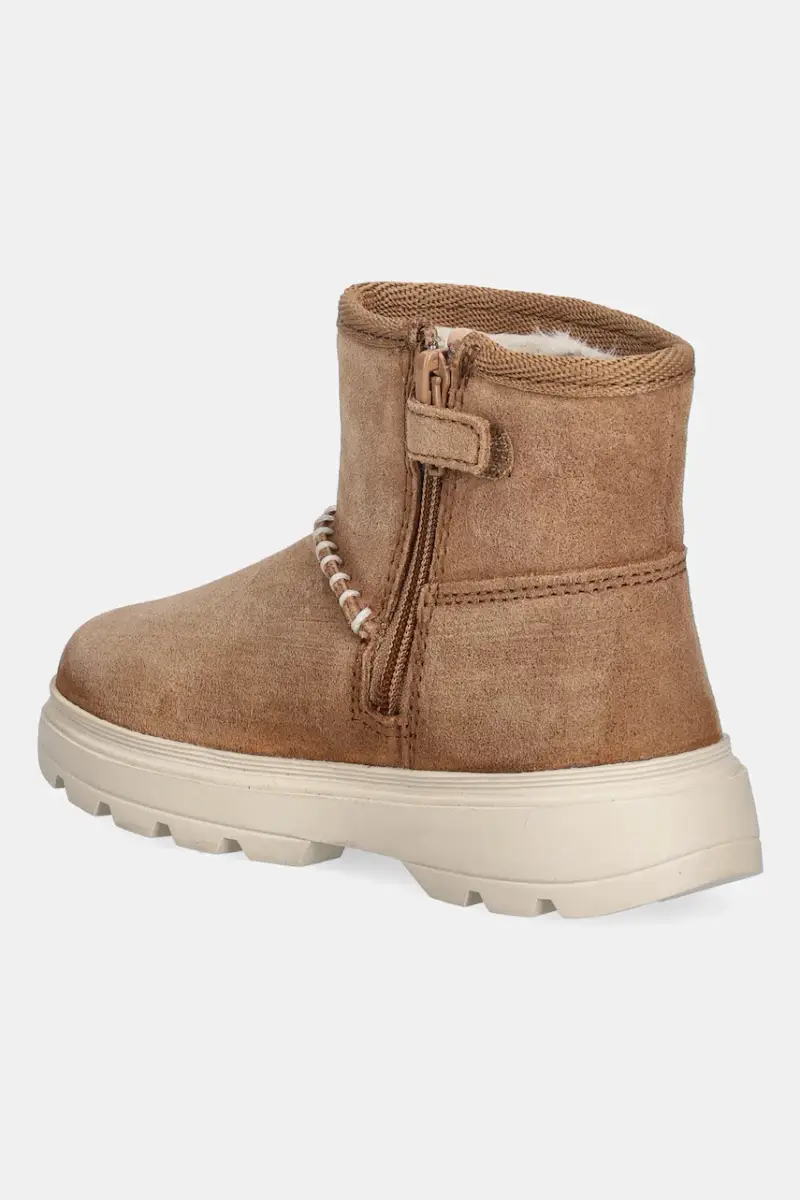 stivali invernali in nubuck per bambini KIDDARTAH Marrone miniatura 3