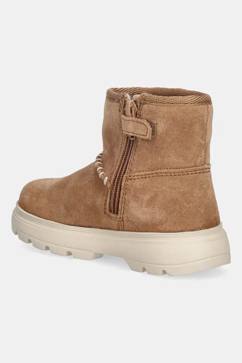 stivali invernali in nubuck per bambini KIDDARTAH Marrone miniatura 3