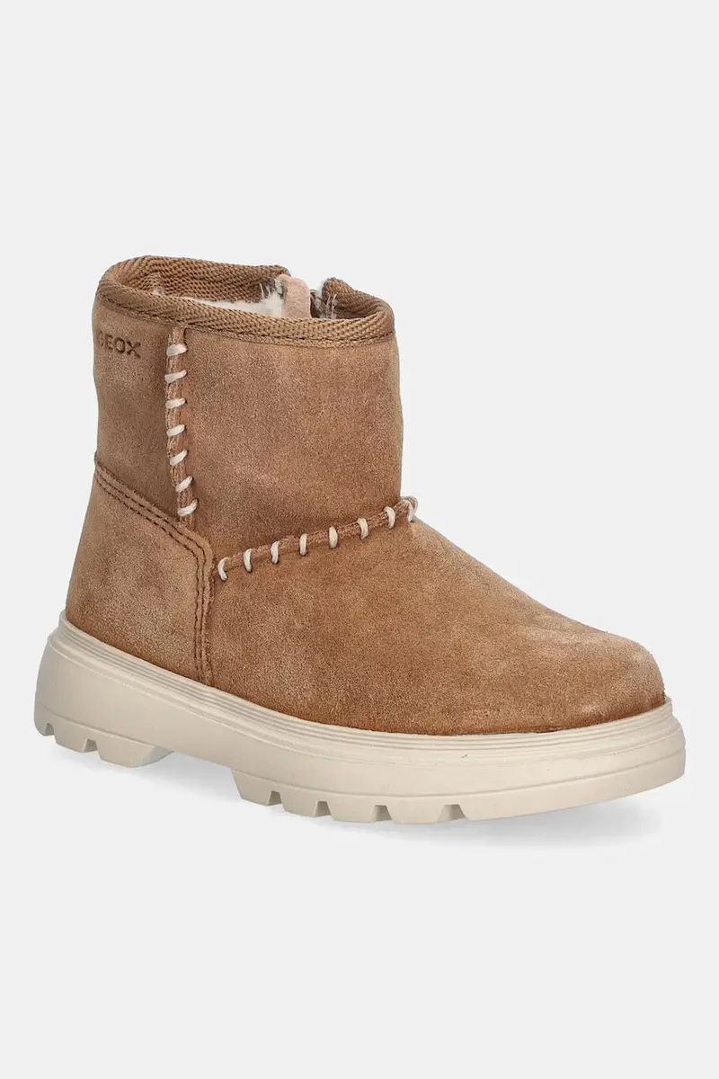 stivali invernali in nubuck per bambini KIDDARTAH Marrone