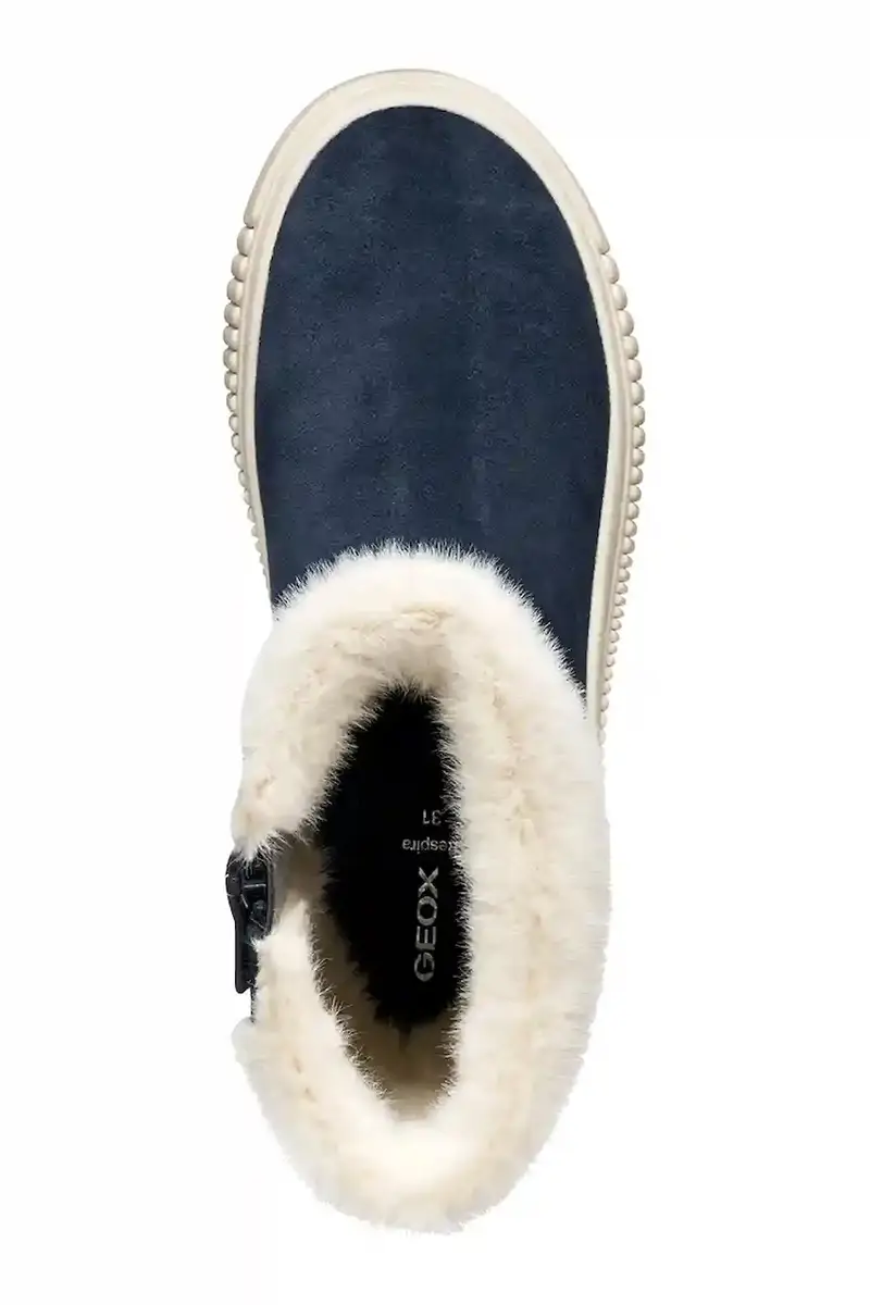 stivali invernali in nubuck per bambini LAQUINNY colore blu navy J56NFB.00022 miniatura 5