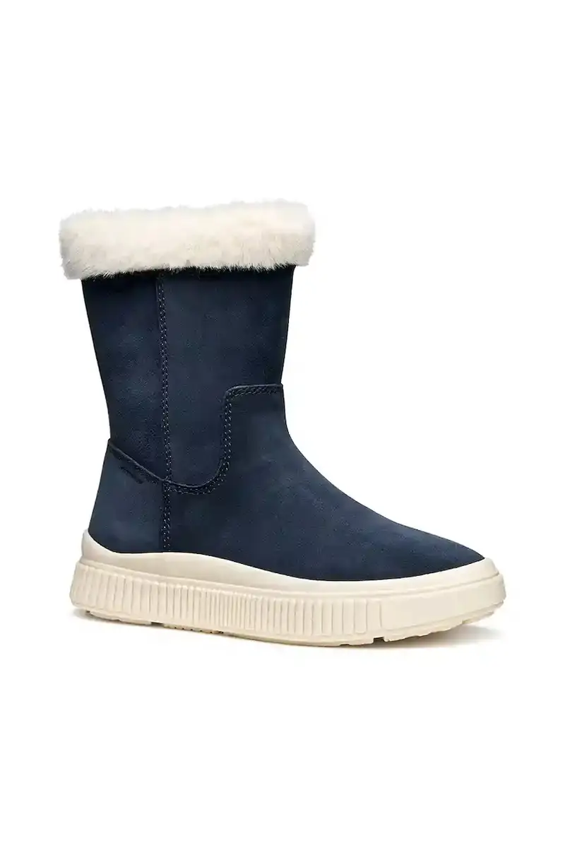 stivali invernali in nubuck per bambini LAQUINNY colore blu navy J56NFB.00022