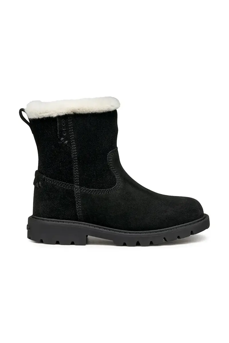 stivali invernali in nubuck per bambini SHAYLAX colore nero J46EYA.00022 miniatura 2