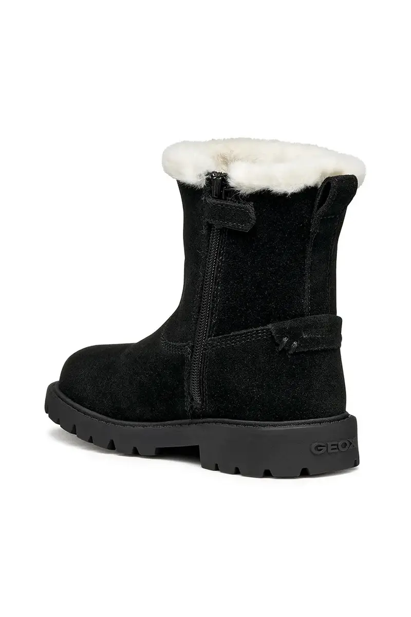 stivali invernali in nubuck per bambini SHAYLAX colore nero J46EYA.00022 miniatura 4