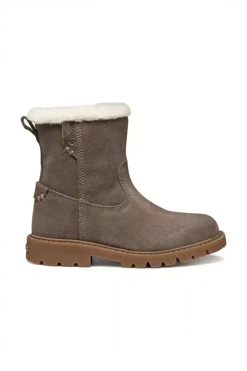 stivali invernali in nubuck per bambini SHAYLAX Marrone miniatura 2