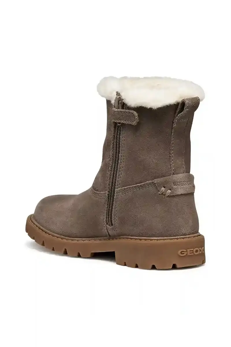 stivali invernali in nubuck per bambini SHAYLAX Marrone miniatura 4